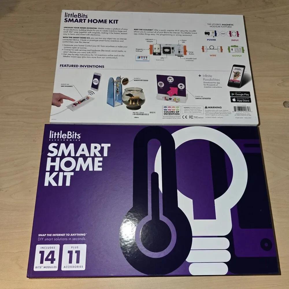 littleBits Electronics Smart Home Kit New Open Box